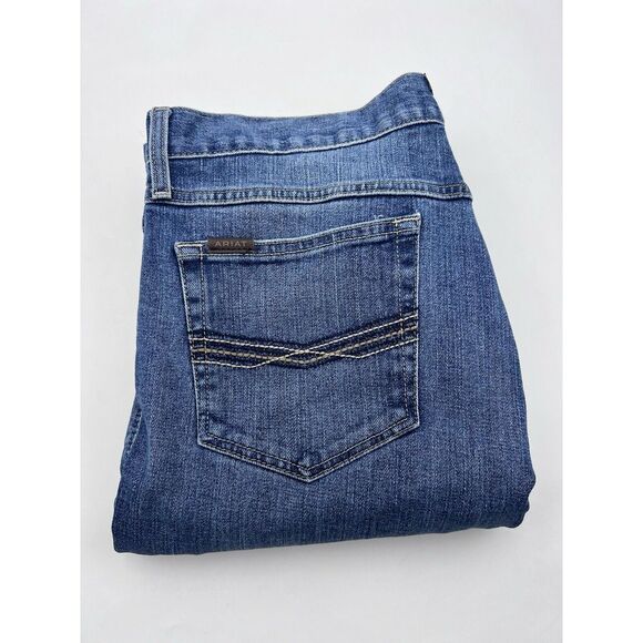 Ariat Other - Ariat M2 Mens Traditional Relaxed Fit Boot Cut Dark Wash Denim Jeans‎ Size 36x38
